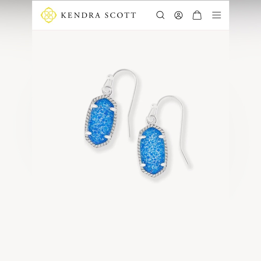 Kendra Scott | Lee Drop Earrings in Ocean Kyocera Opal